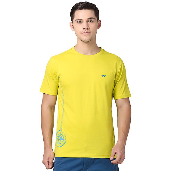 Buy Men Crew Neck Anchor T-shirt Online | T-Shirts & Shirts at Wildcraft